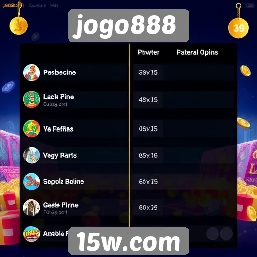 Comparativo de jogos populares no jogo888